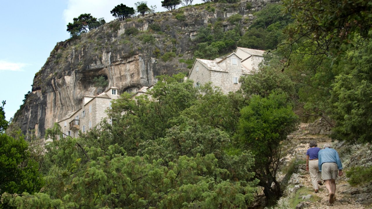 people hiking in coratia