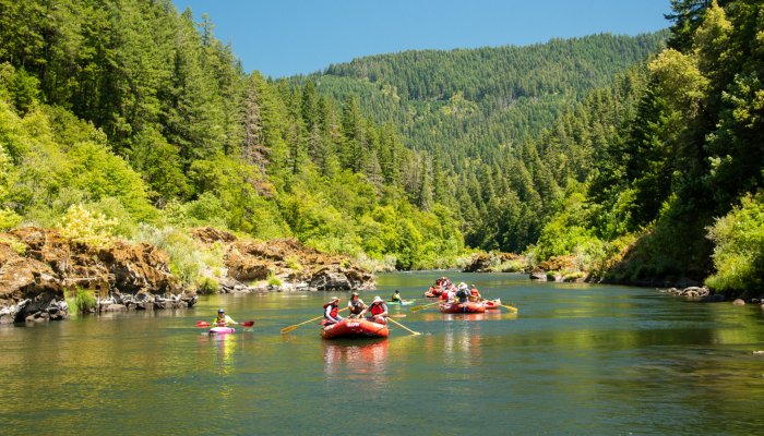Rafting the Rogue River in Oregon