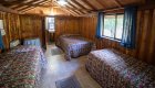 3 bed family room configuration at a cabin in Oregon