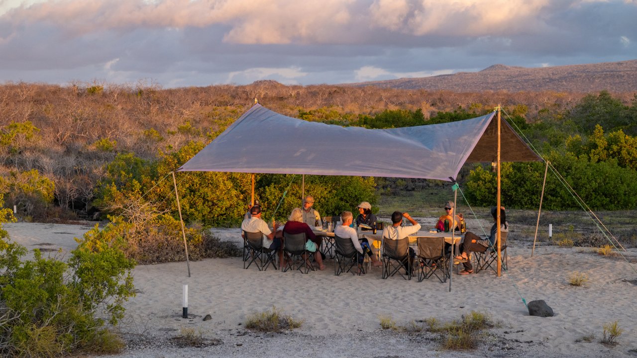 Camping in the Galapagos Islands