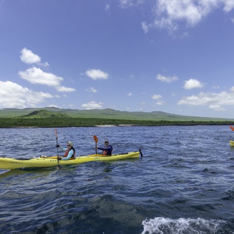 Active sustainable adventure travel in the Galapagos Islands