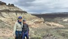 Couple poses for a photo while on a multi-day rafting trip on the Owyhee River