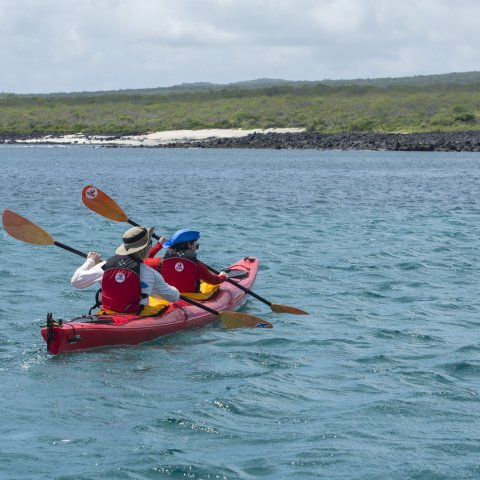 Kayak the Galapagos Islands on an island hopping adventure tour