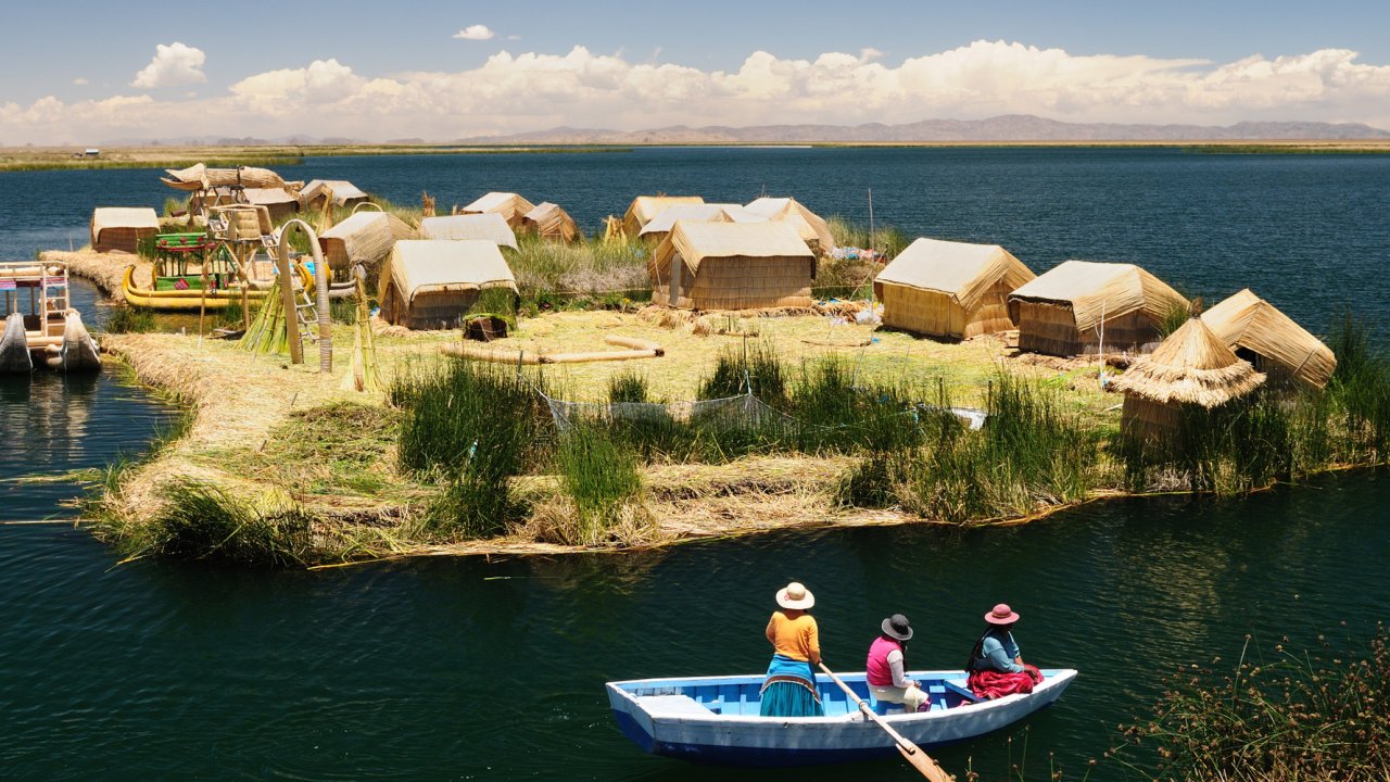 Floating Islands of Uros in Peru