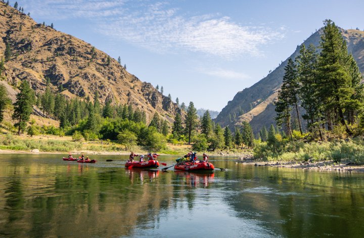 Main Salmon River Rafting in Idaho with ROW Adventures