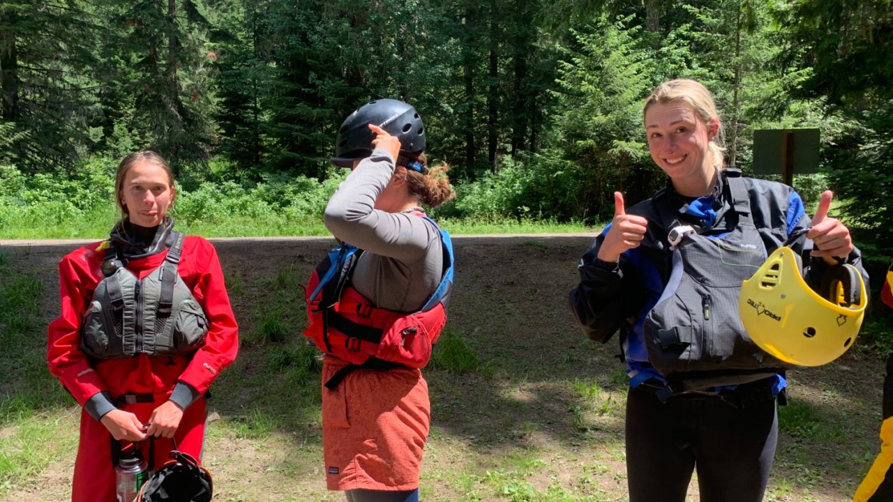 rafters in dry suits