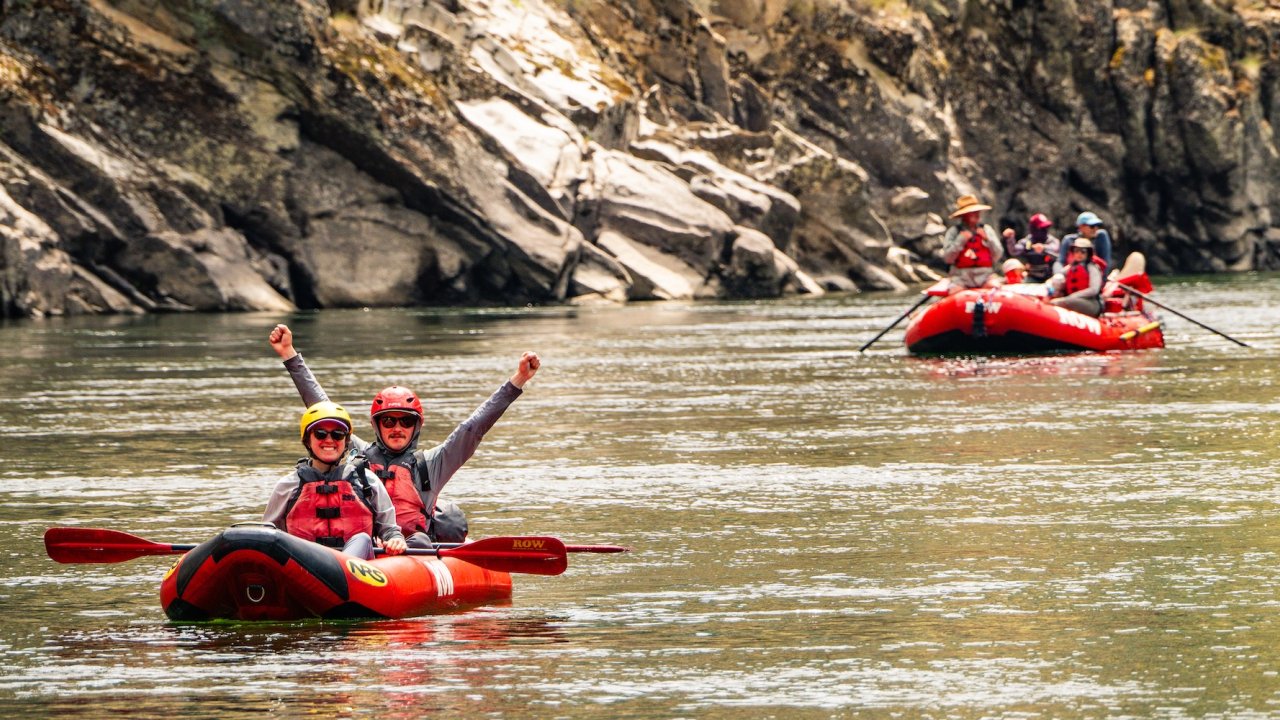 Rafting and kayaking the Main Salmon River in Idaho