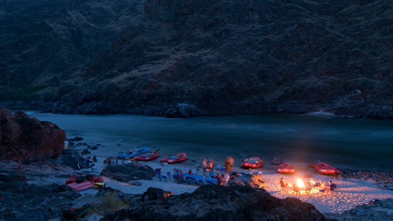 river side camping