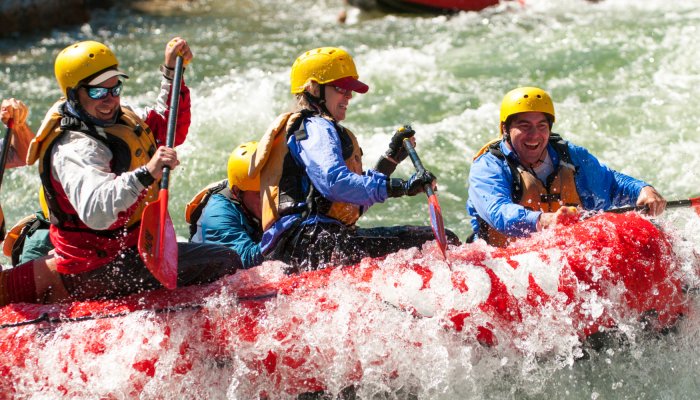 whitewater rafting in Idaho